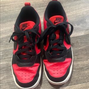 Nike Black and Red Athletic Shoes